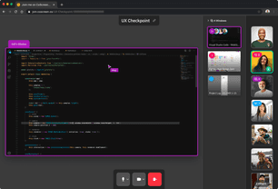 Screenshot of the CoScreen Web Client